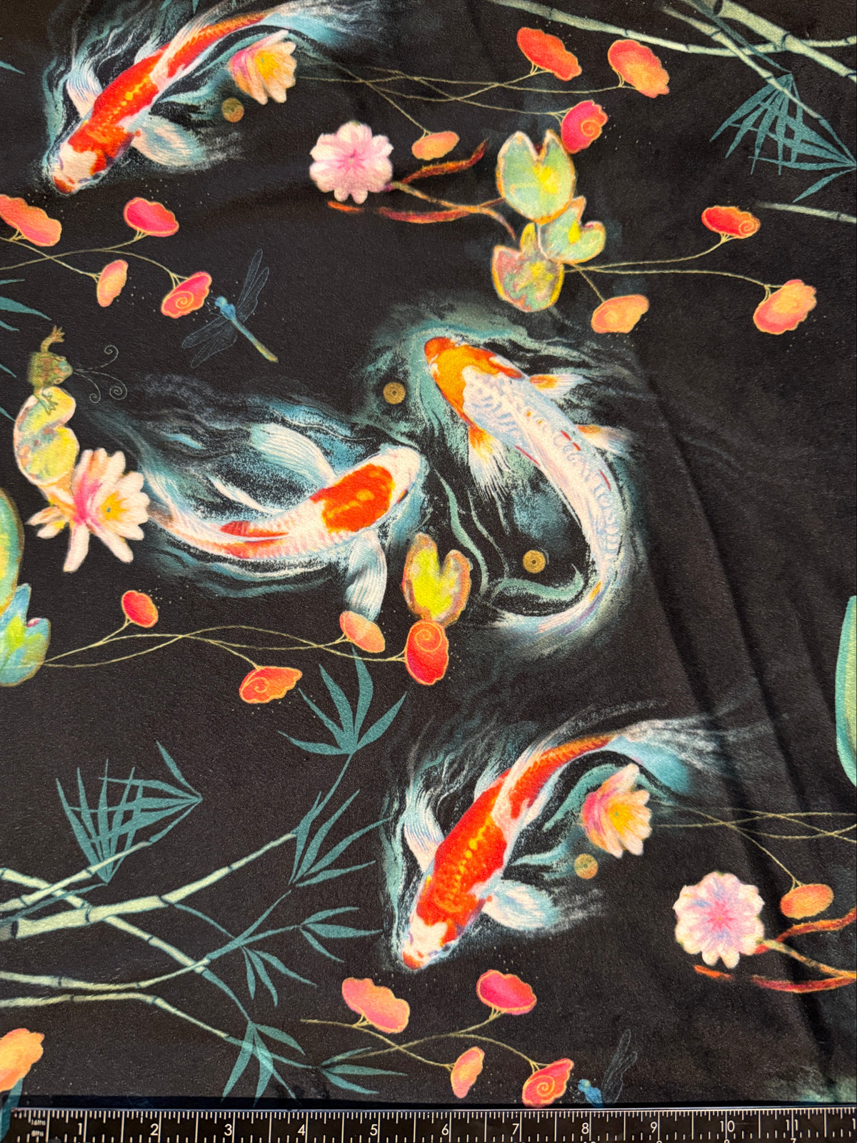 Koi & Papaya Double-Sided Throw Blanket